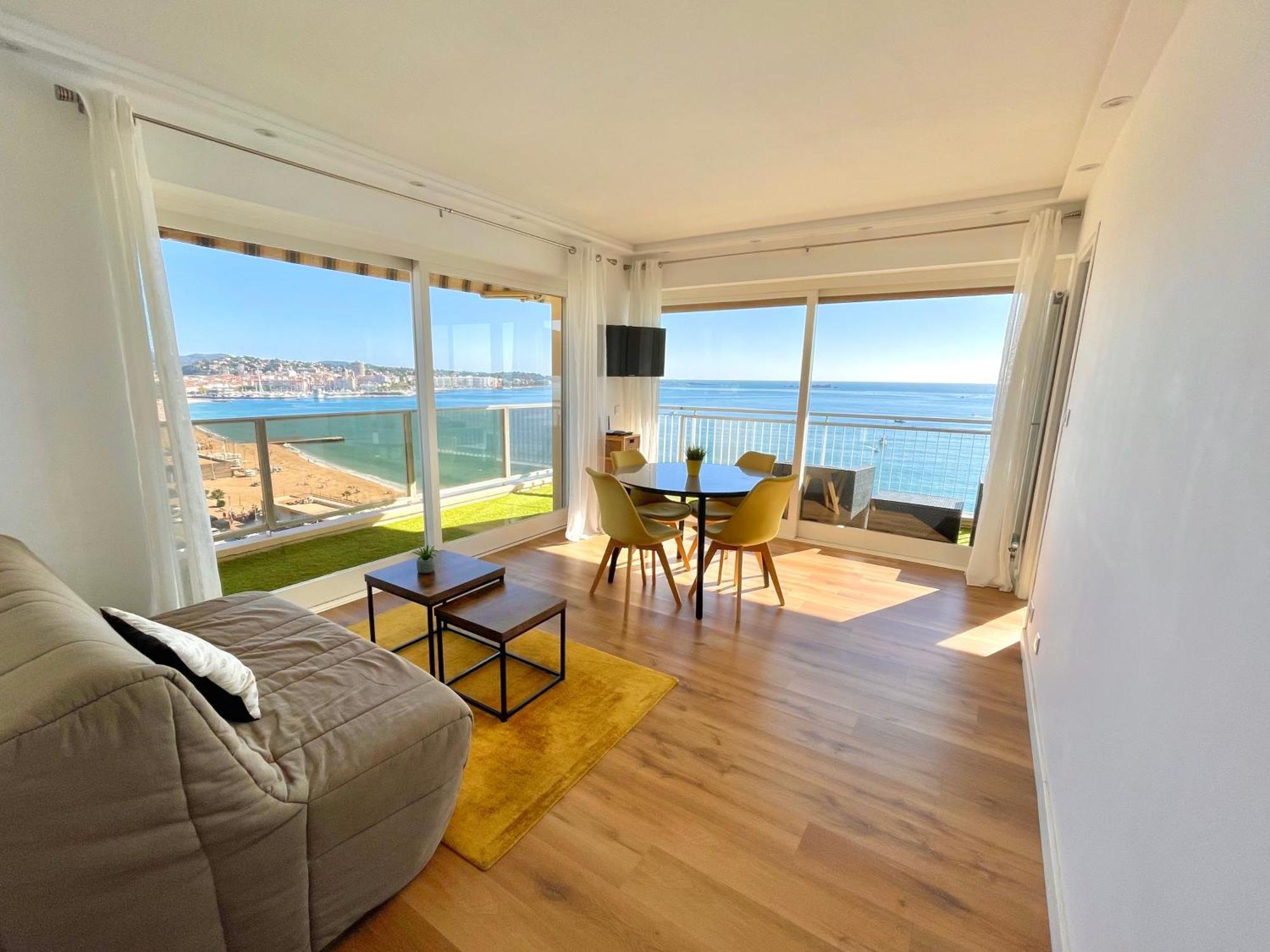 Appartement Frejus Plage - T2 -Vue Mer Feerique Extérieur photo